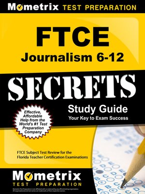 cover image of FTCE Journalism 6-12 Secrets